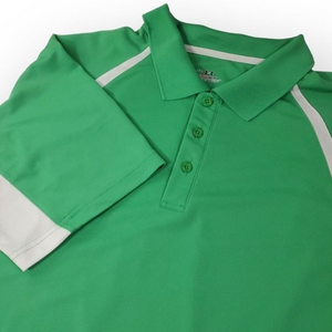 Under Armour Heat Gear Lime Green, White Athletic Stretch‎ Golf Polo
